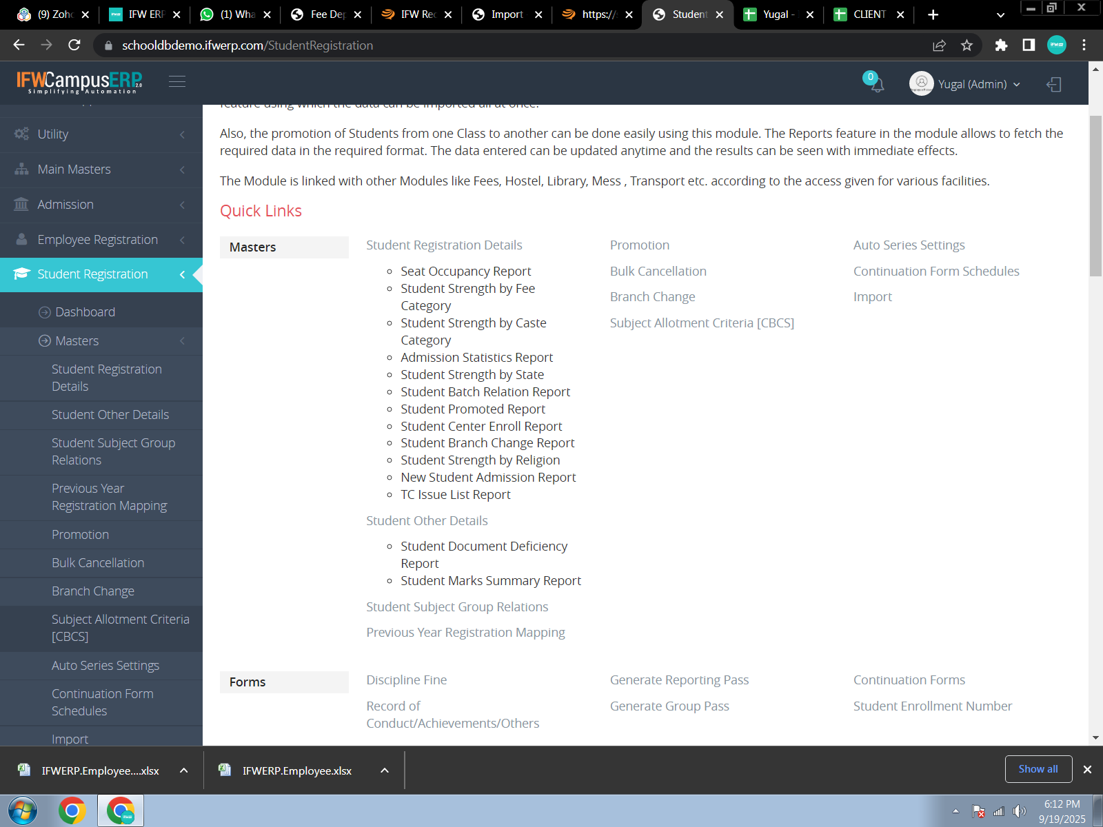 How to generate Student Enrollment Number in bulk